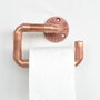 Hanah Home Cop003 Gancho de Tubo de Cobre en Oro Rosa